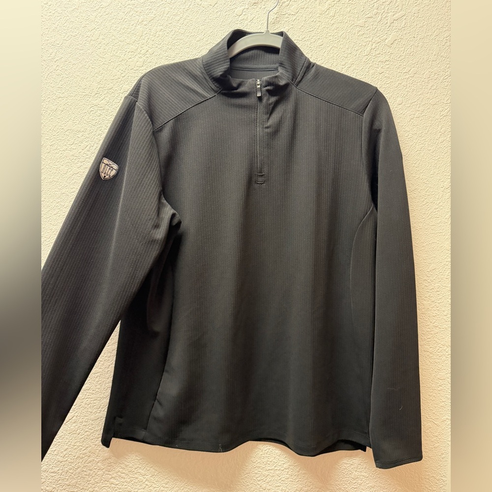 Women's Nike Golf Black Quarter-Zip Performance Pullover